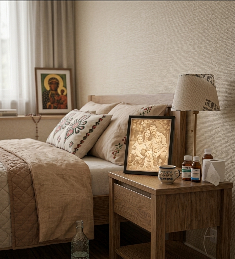 Lampka LED z Grawerem Zdjęcia – Personalizowana Rama na Prezent