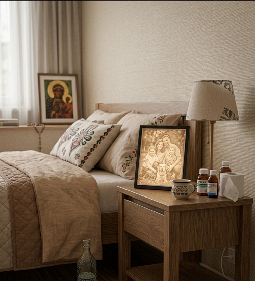 Lampka LED z Grawerem Zdjęcia – Personalizowana Rama na Prezent